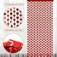 thumbnail image 5 of 2Pcs Red Hearts Shaped Rain Silk Curtain for Valentines Day, 2-Piece Star Rain Silk Door Curtain, Holiday Party Background Wall Decoration, 5 of 9