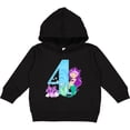 thumbnail image 2 of Inktastic Fourth Birthday Mermaid Toddler Hoodie, 2 of 4