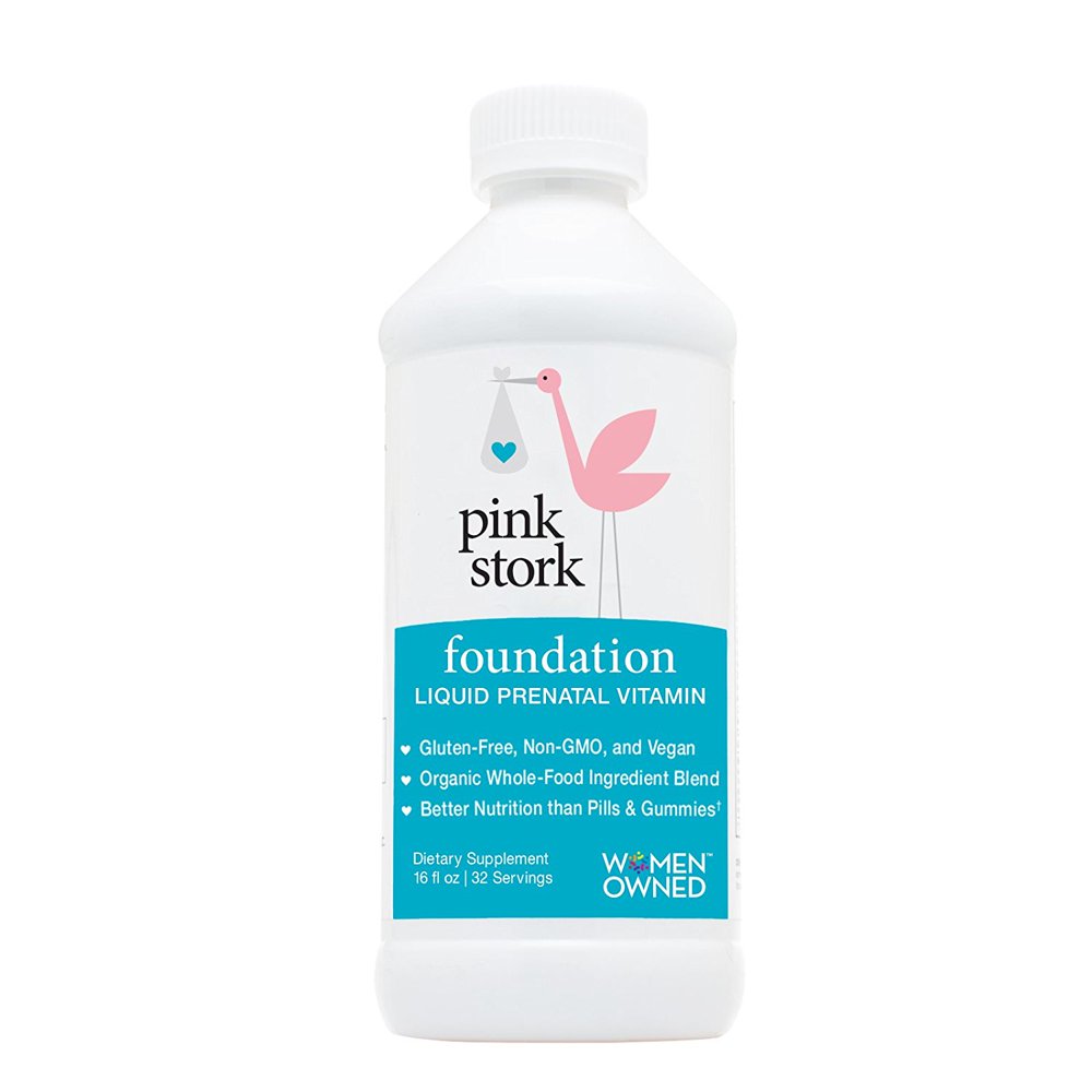 Pink Stork Foundation Liquid Prenatal Vitamin (16 oz)