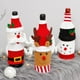 thumbnail image 1 of ZHAOCHENG Piezas Funda para Botella de Vino de Navidad, Suéter Funda para Botella de Vino Bolsas Funda para Botella de Vino de Vacaciones Linda Funda para Botella de Vino de Papá Noel Reno Muñeco de N, 1 of 5