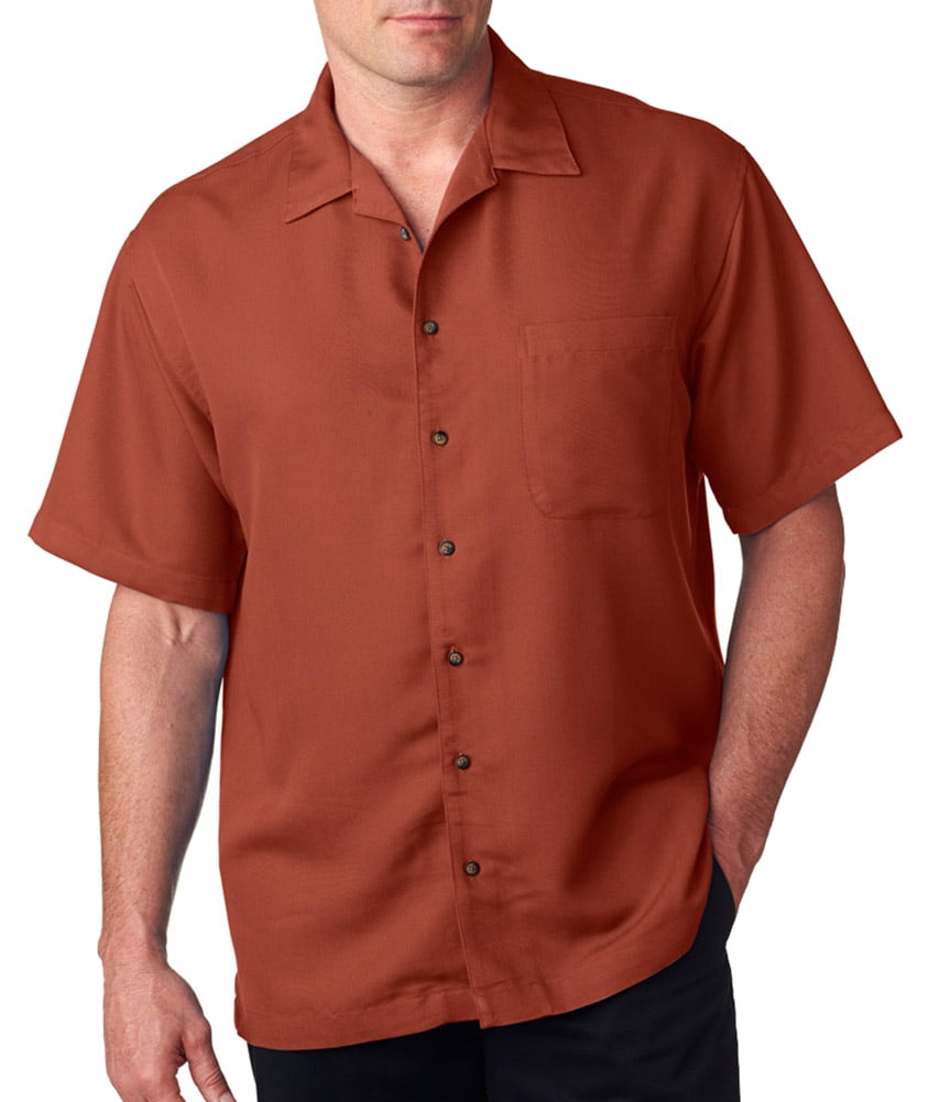 8980 Cabana Breeze Men's Camp Shirt Brick4XLarge