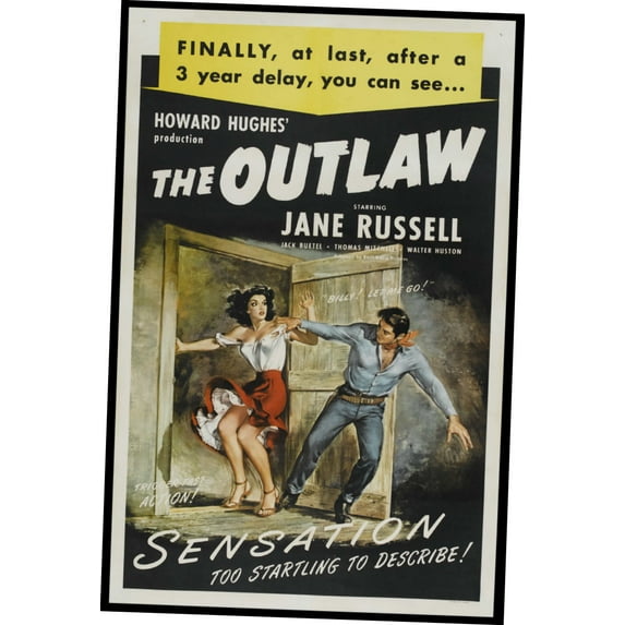 Outlaw Movie Mini poster 11inx17in 11x17 poster