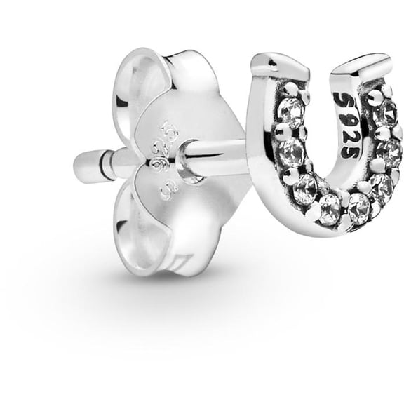 Pandora My Lucky Horseshoe Single Stud Earring