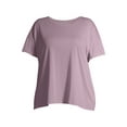 thumbnail image 5 of Terra & Sky Women's Plus Size Relaxed Crewneck T-Shirt, 5 of 6