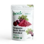 Organic Beet Root Powder, 1 Pound — Non-GMO, Raw, Vegan, Kosher — by Food to Live