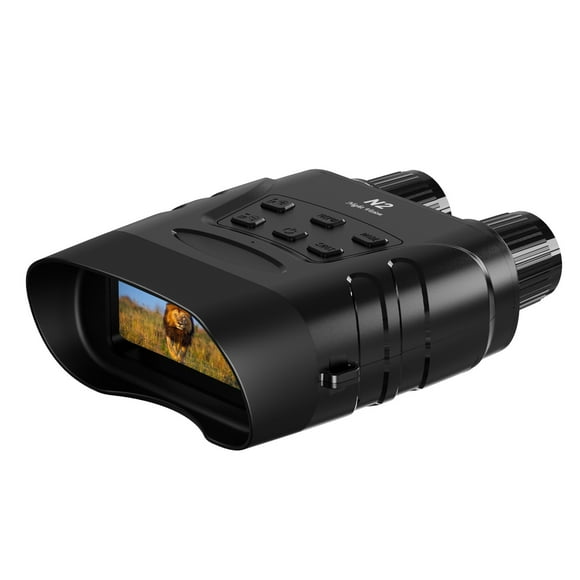 Vision Night Vision Binoculars, Night Vision Goggles with 2.4-inch Screen, 5x Zoom, Adjustable Brightness, 1080P HD Video Recording for Outdoor Activities Wildlife Observation