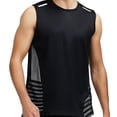 thumbnail image 2 of Tank Tops Men Summer Casual Lightweight Breathable Loose Crewneck Sleeveless Shirt Workout Running Gym Tanks, 2 of 5