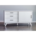 thumbnail image 5 of Alpine Furniture Flynn Small Wood TV Console in White, 5 of 5