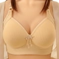 thumbnail image 4 of QASIEATN Seamless Underwear for Women Wireless Supportive Full Coverage Bras Women's Jelly Depp V Everyday Bras, 4 of 4