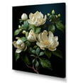 thumbnail image 2 of Designart "Artistic Beige Magnolia Beauty" Magnolias Wall Art Living Room, 2 of 7