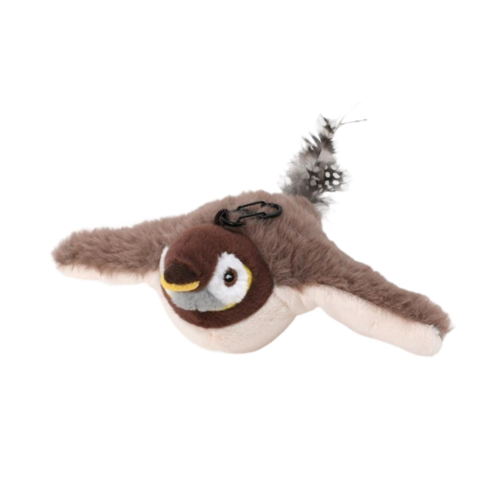 EHJRE Interactive Cat Toy Flapping Bird Cat Toy Training for Indoor Cats Lifelike Simulated Chirping for Exercise Chewing Bite Playing