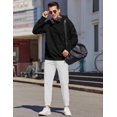 thumbnail image 4 of COOFANDY Mens Casual Joggers Pants - Cotton Drawstring Chino Cargo Pants Hiking Outdoor Twill Track Jogging Sweatpants Pants with Pockets for Men, 4 of 6