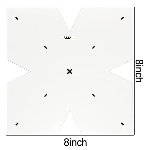Plantilla de costura Plantilla de patchwork DIY Bowl Mat Herramienta de plantilla de costura Wmkox8yii FHAKJF1601