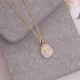 thumbnail image 3 of KDSJSXW Natural Stone Cross-Shaped Necklace, Cross-Shaped Necklace, Gemstone Necklace,New Creative Necklace,Fashion Dream Metal Transparent Necklace Ladies Jewelry (White,One Size), 3 of 6