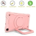thumbnail image 3 of Shockproof Case for Galaxy Tab A 8.0 inch, Heavy Duty Stand Anti Scratch Drop-Proof Protection Kids Case with Hand Shoulder Strap for Galaxy Tab A 8.0 2019 Release SM-T290/T295/T297,Rosegold, 3 of 8