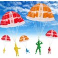 thumbnail image 3 of 50 piezas de juguete de paracaídas, juguetes de lanzamiento sin enredos para niños, juguetes voladores para niños al aire libre, mini juguetes de vacaciones, juguetes de cumpleaños, regalos oso de fresa Juguete, 3 of 5