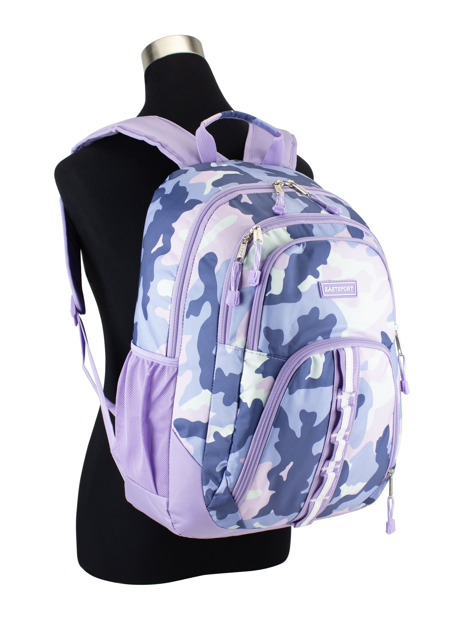 Eastsport Unisex Rally Sport 2.0 Backpack, Purple Army Camo