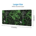 thumbnail image 2 of PHIONXEI Large Gaming Mouse Pad with Non-Slip Rubber Base,Extended Desk Mousepad with Stitched Edges, Mouse Mat for Laptop, Office & Home, 31.5" x 11.8" Black, 2 of 7