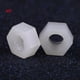 thumbnail image 2 of Gonnely Tuercas hexagonales-100 Piezas M2-M8 Nylon Tuerca Hexagonal Sujetador de Rosca Hardware Profesional Blanco(M3), 2 of 2