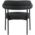 thumbnail image 7 of Meridian Furniture Blake Black Boucle Fabric Dining Chair Set of 2, 7 of 7