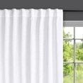 thumbnail image 2 of Farmhouse Poly Heavy Canvas Cotton Curtains - 50x63" White, Set of 2, 2 of 5