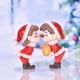 thumbnail image 4 of Mini muñeco de de pareja de Navidad, adorno de bricolaje, estatua de juguetes, pequeño arte, miniatura de plástico para decoraci, 4 of 8
