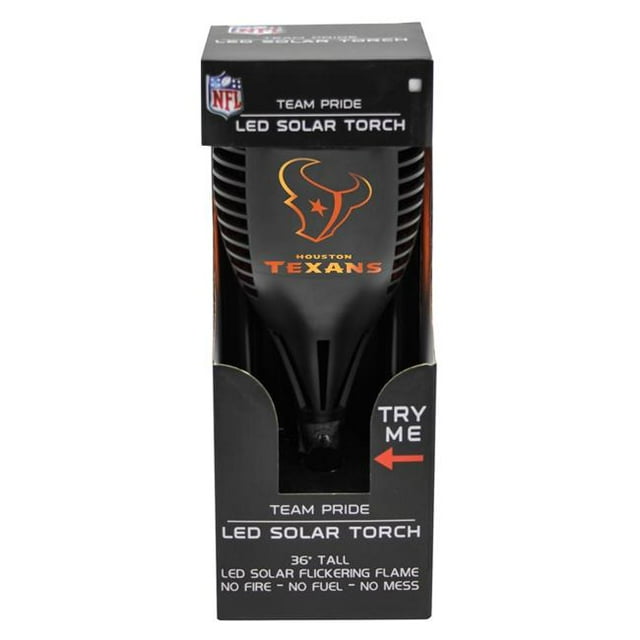 Sporticulture SOLTRHOU Team Pride NFL Houston Texans Team LED Solar Torch