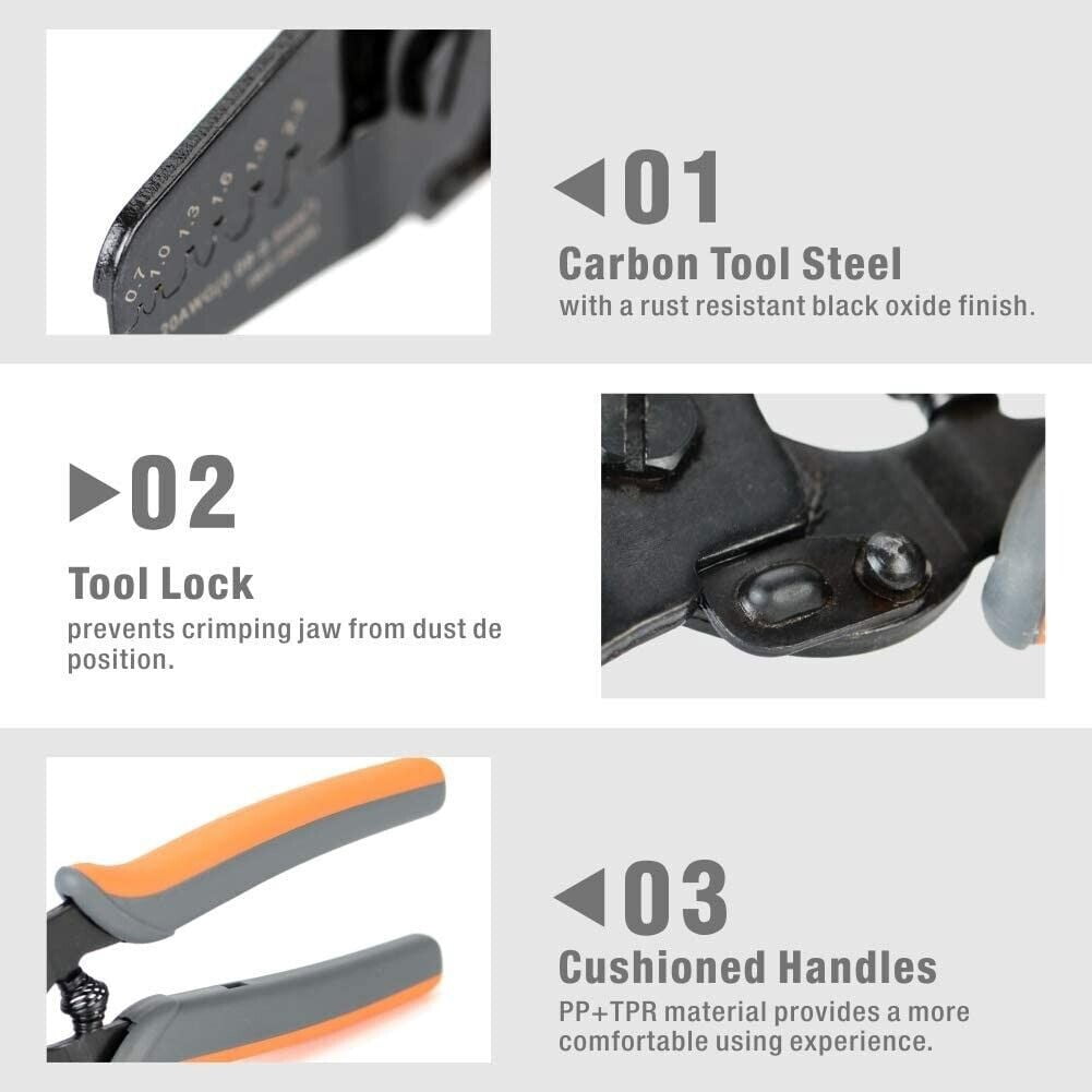 Iws-2820M Open Crimping Tools Works On Awg28-20 Terminals