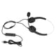 thumbnail image 1 of Auriculares de teléfono USB con reducción de ruido, auriculares binaurales ajustables para computadora con micrófono para centro de llamadas de oficina, 1 of 12