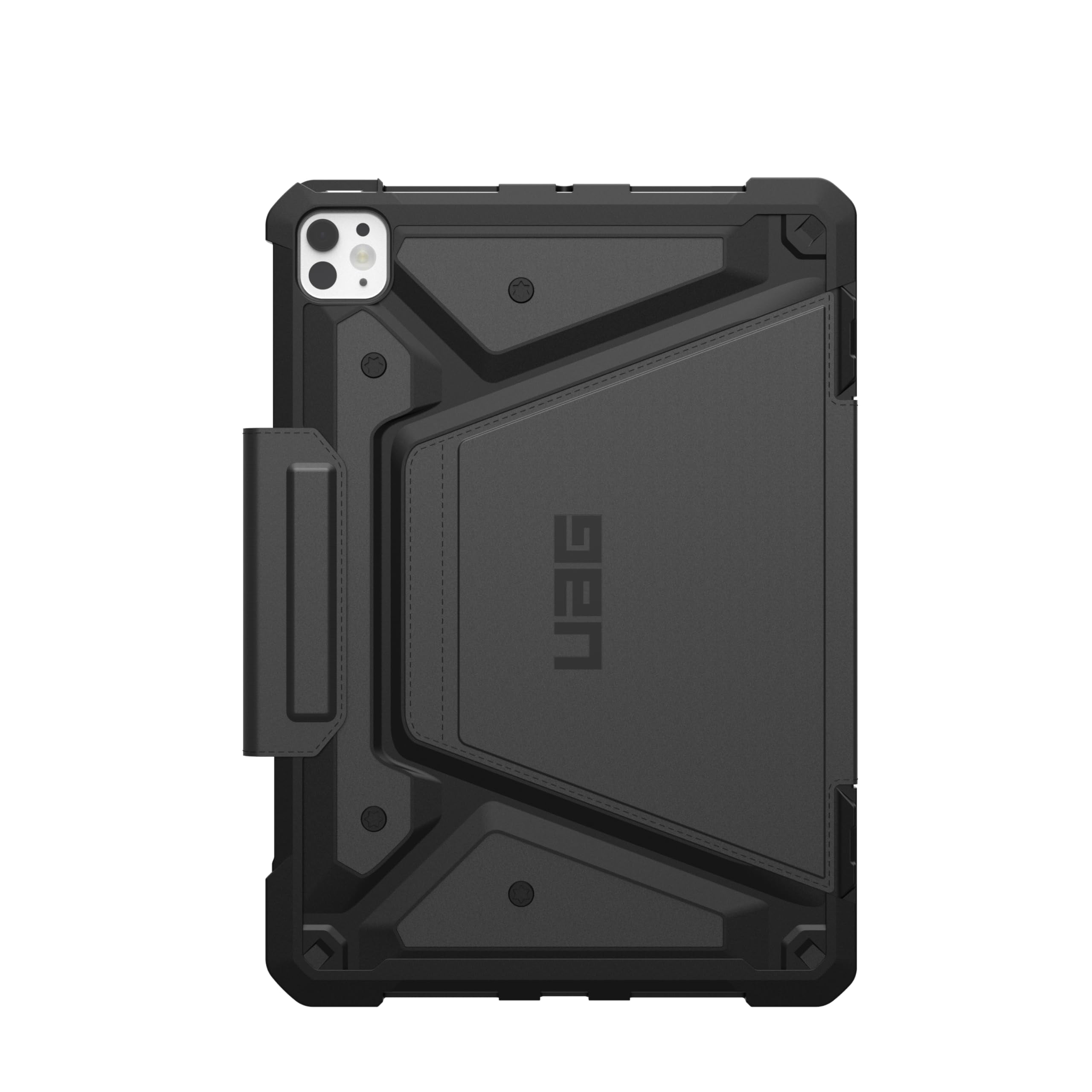 UAG iPad Pro 11" Case M5 2025 6th Gen, M4 2024 5th Gen A3357 A3358 A3359 A2836 A837 A3006, Adjustable Multi-Angle Stand Folio Cover w/Pencil Holder, Metropolis SE Black