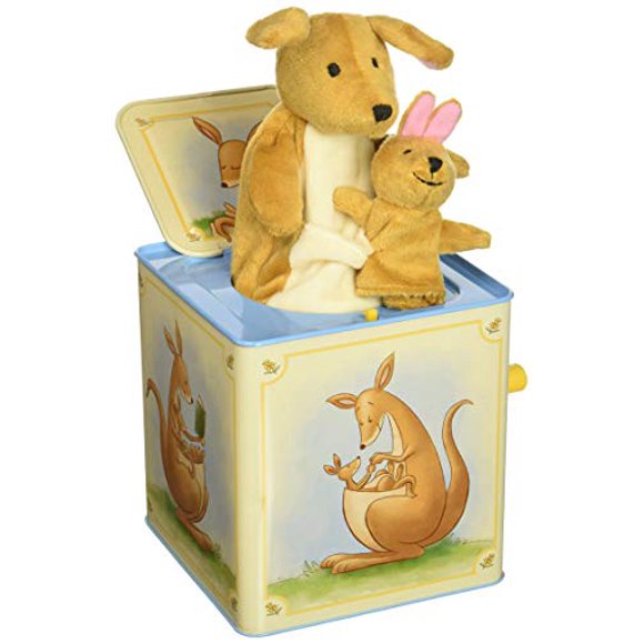 Schylling Kangaroo Jack in The Box Musical Wind up Toy