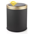 thumbnail image 1 of Cubo de basura inteligente para baño con tapa, cubo de basura con sensor de movimiento de 10.6 litros para baño, cocina, pequeños botes de basura negros automáticos para pañales - Gris oscuro, 1 of 4