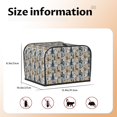 thumbnail image 5 of Balery Llama and Cactus1 Pattern Oven Cover Kitchen Bread Machine Protector, 4 Slice Toaster Cover for Home, Anti Dust Fingerprint Coaster Cover, 5 of 7