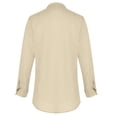 thumbnail image 5 of Handshe Men's High - Neck Thickened Long - Sleeve T - Shirt - Solid Color Bottoming Top, 5 of 6