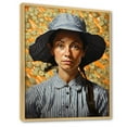 thumbnail image 2 of Designart "Portraits Ii Farmhouse Farmer wall art II" Portrait Floater Framed Canvas Print, 2 of 7