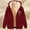 Wine, variant on Enjoytime Sweatshirts for Women Trendy Printed Long Sleeve Zip Up Hoodie Winter Plus Size Shirts with Pockets