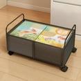 thumbnail image 2 of simhoa Mesh Rolling File Cart Mesh Hanging File Organizer for Crafts Handbag Office L L, 2 of 8