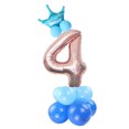 thumbnail image 1 of Kearding 32 pulgadas 1 2 3 4 5 6 7 8 9 de dígitos de oro rosa globos de papel de aluminio boda cumpleaños Baby Shower fiesta decoración Kits de decoración para fiestas azul Número 4 Kearding HA002851-15, 1 of 6