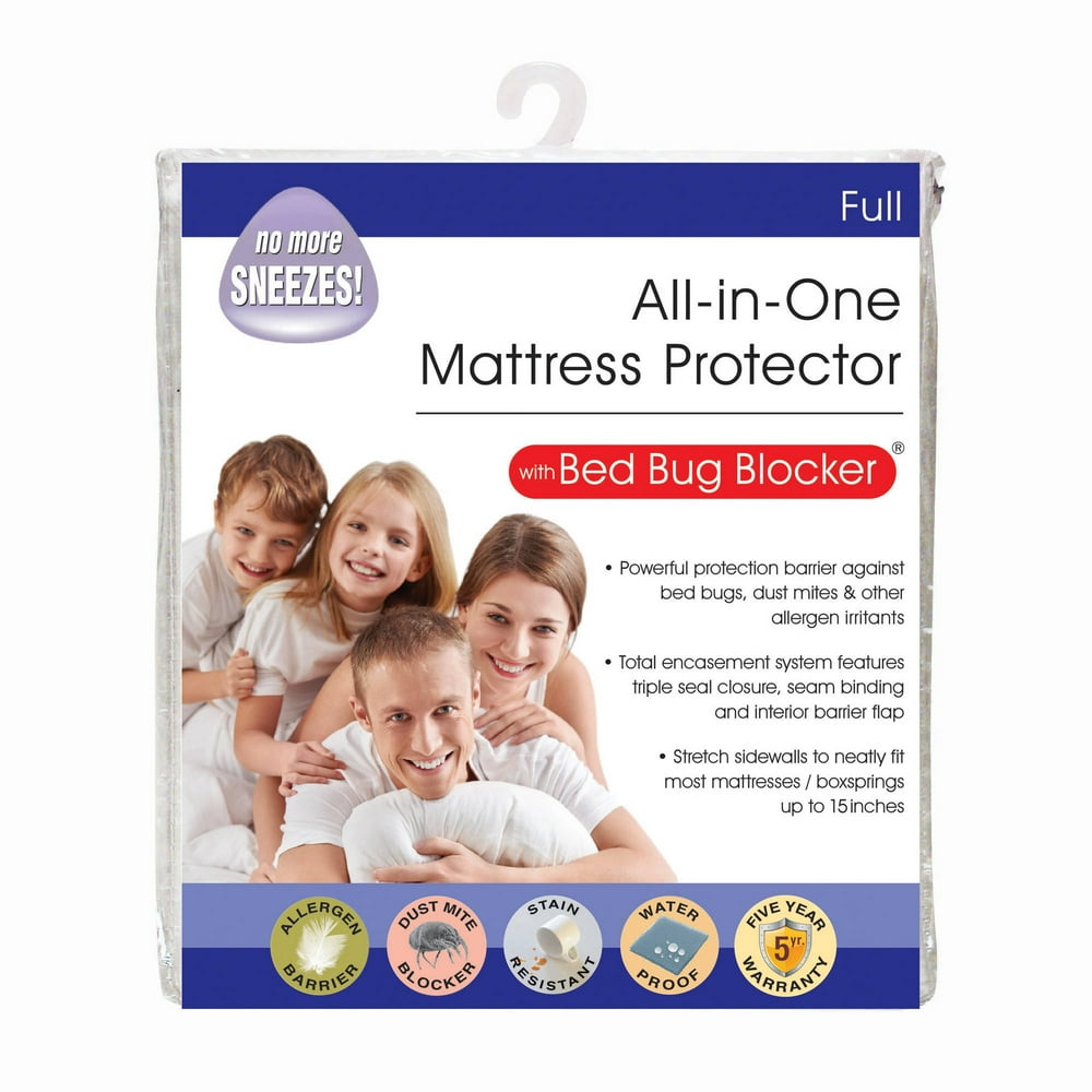 Original Bed Bug Blocker Zippered Mattress Cover Protector Walmart