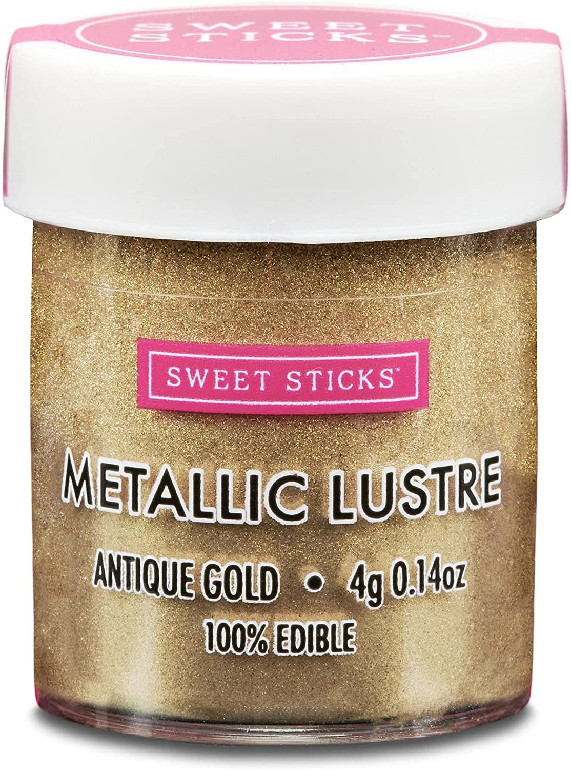 24K Gold Edible Luster Dust, 100% Dessert Glitter