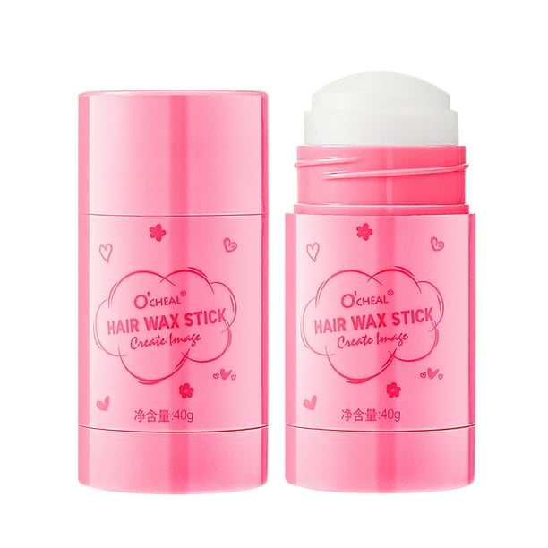 Cera moldeadora sólida en barra para cabello, crema de acabado para cabello fragmentado, crema moldeadora duradera en barra para cabello, crema moldeadora para cabello