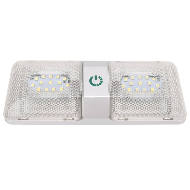 RV Double Dome Light,RV Ceiling Double Reading RV Dimmable Ceiling