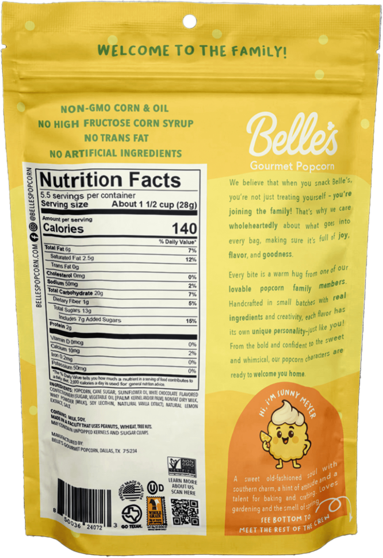 (3 pack) Lemon Meringue Popcorn 5.5 oz