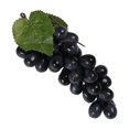 thumbnail image 2 of Figurita de uva Artificial, modelo de frutas de simulación, decoración versátil, accesorio de foto realista, adorno de exhibición, modelo de fruta 36 uvas negras, 2 of 8