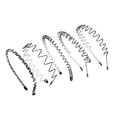 thumbnail image 1 of Cabello de Moda Diadema Estilos Mixtos Estilo Ondulado de Primavera Diadema Accesorio Deportes Banda de Aro Duradera Sombrero Ordinario Flexible para 5 piezas perfecl Diadema con ondas, 1 of 8