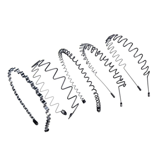 Cabello de Moda Diadema Estilos Mixtos Estilo Ondulado de Primavera Diadema Accesorio Deportes Banda de Aro Duradera Sombrero Ordinario Flexible para 5 piezas perfecl Diadema con ondas
