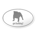 thumbnail image 1 of CafePress - Got Bulldog? Oval Sticker - Sticker (Oval), 1 of 1