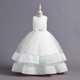 thumbnail image 1 of Vestido infantil con lentejuelas, vestido infantil con lazo, vestido de princesa para niña, vestido de niña de flores para actuación de piano, 1 of 5