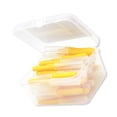 thumbnail image 5 of Hot 40PCS 0\.4\-1\.5mm Interdental Brushes Denta Floss Interdental Cleaners Orthodontic Brush Toothpick Oral Care Tool Yellow 0.4mm, 5 of 9
