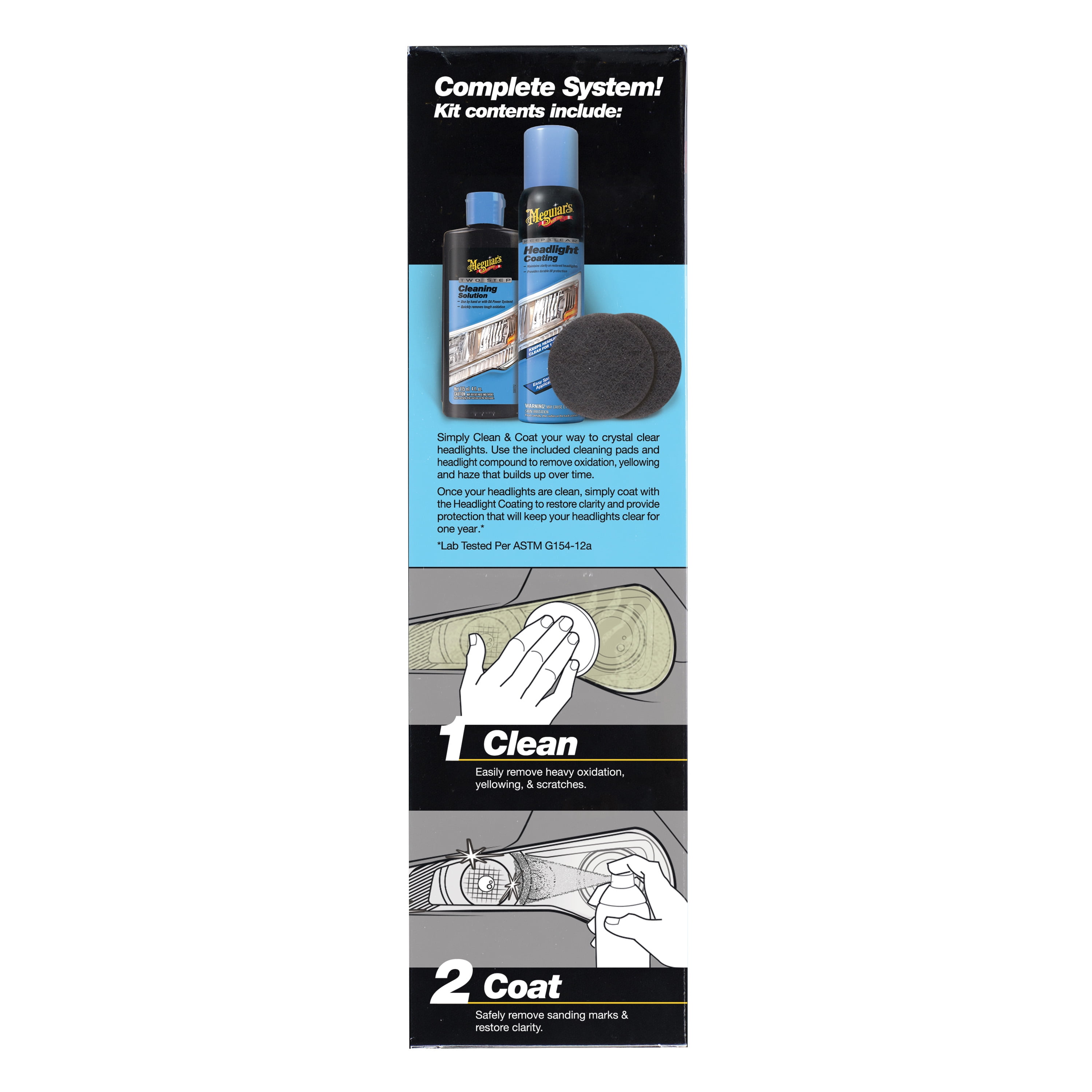 Heiheiup Headlight Cleaner Headlight Kit Liquid Cleaning10/30/50ML